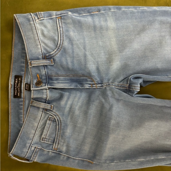 NWOT Banana Republic Super Stretch Denim High Rise Skinny Leggings Sz 4 27 - Picture 2 of 10